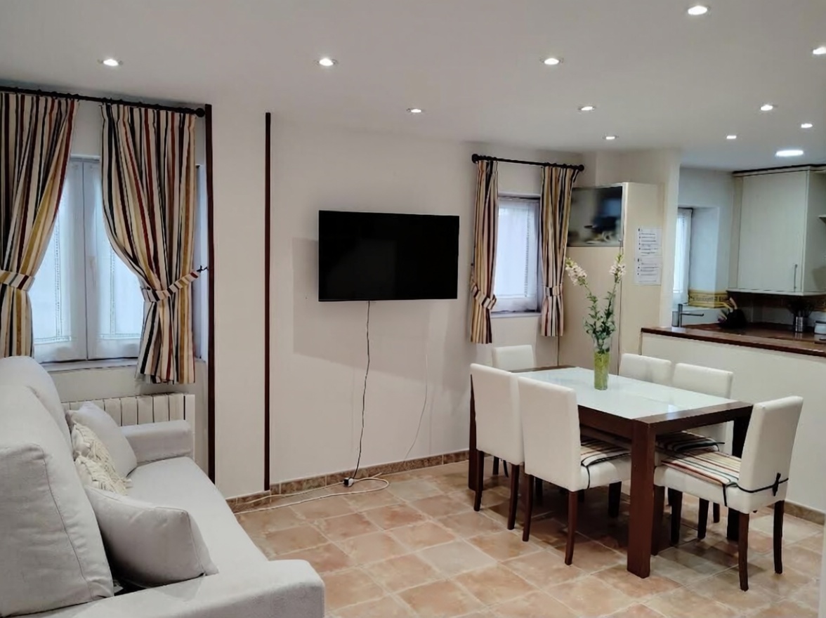 Beachfront flat in Santander — Living room