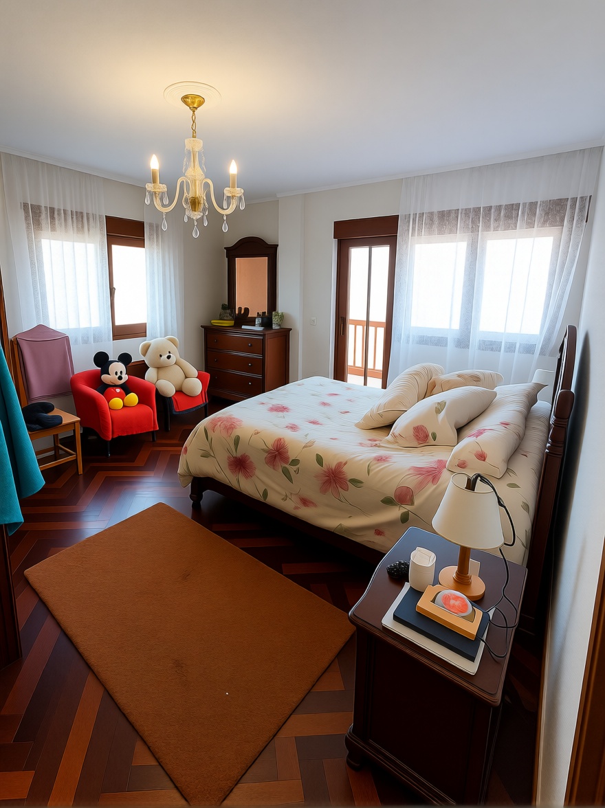Chalet with direct beach access in Santander — Bedroom