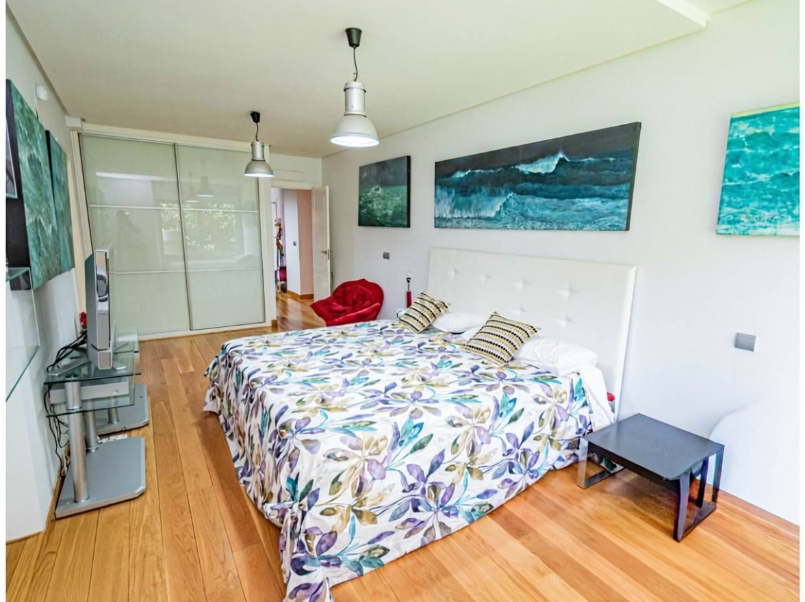 Apartamento em primeira linha de praia em Santander — Cozinha