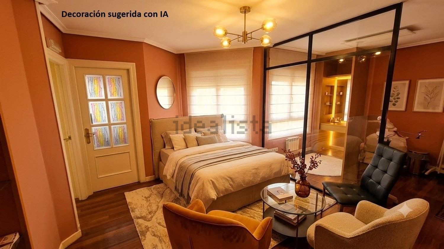 Apartamento em primeira linha de praia em Santander — Quarto