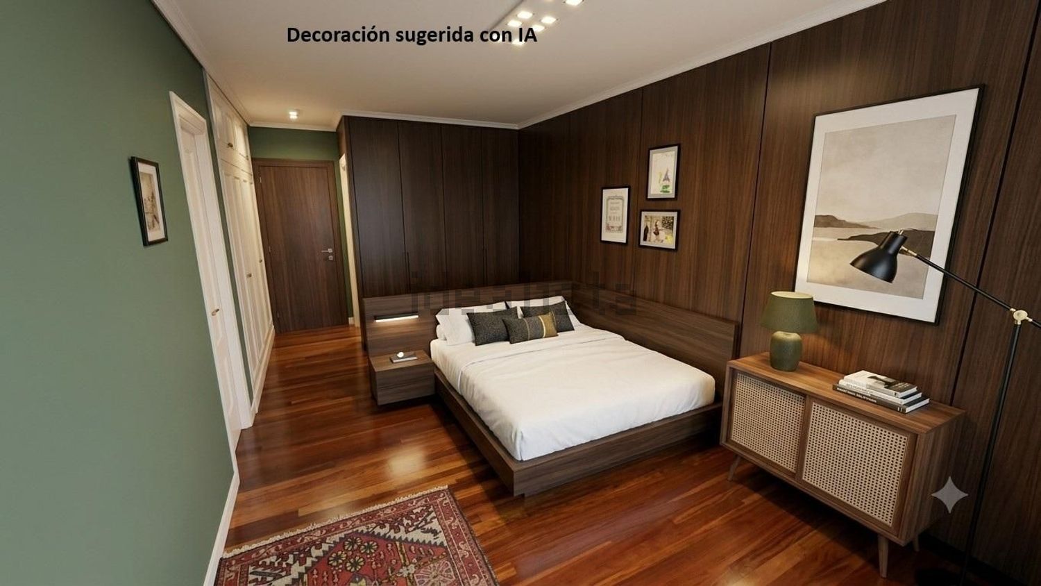 Apartamento em primeira linha de praia em Santander — Quarto