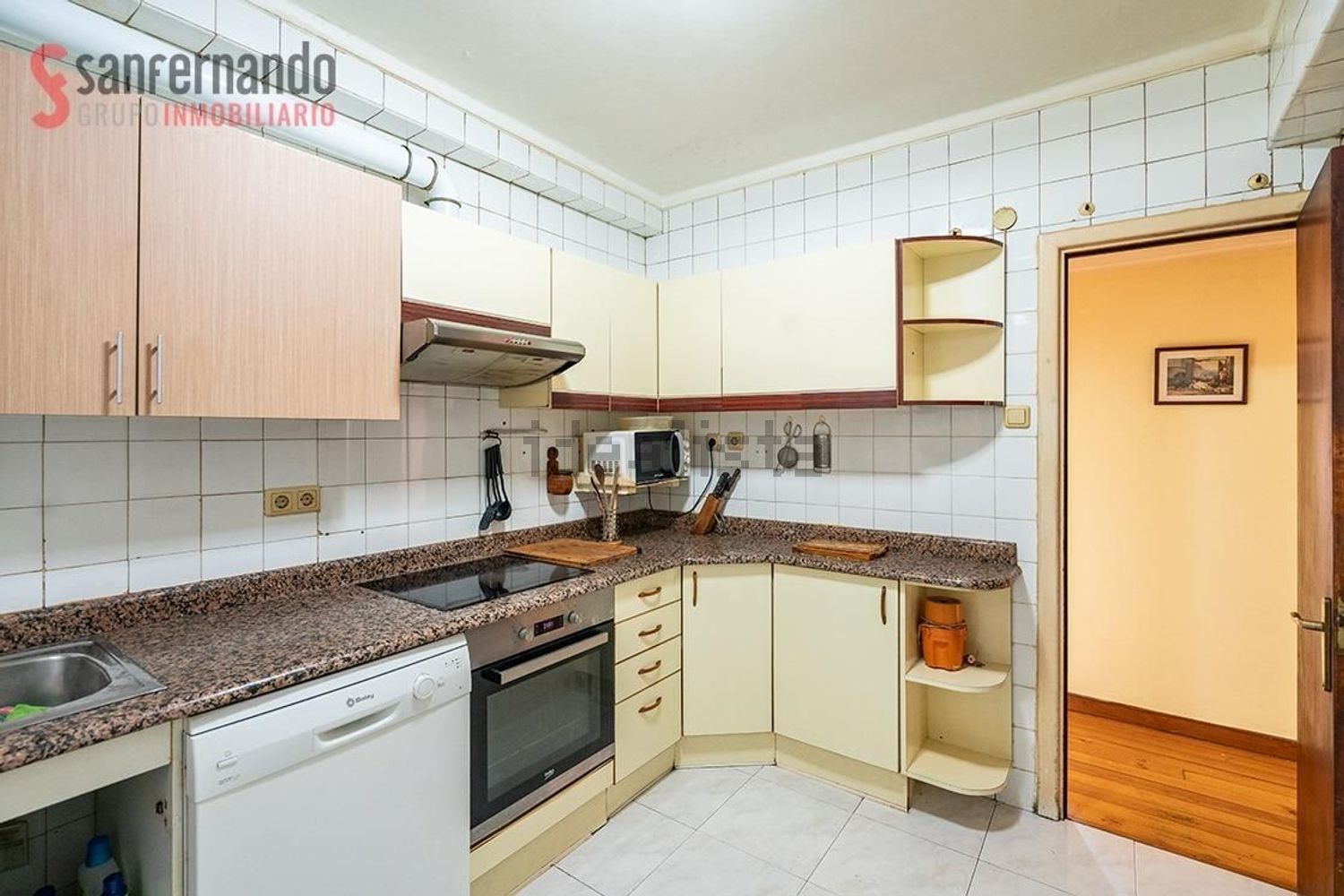 Квартира первая линия пляжа в Santander — Кухня