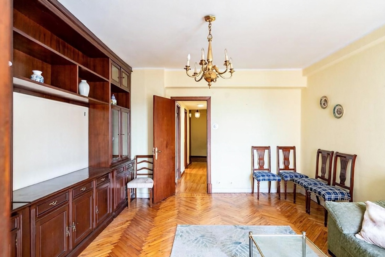 Beachfront flat in Santander — Living room