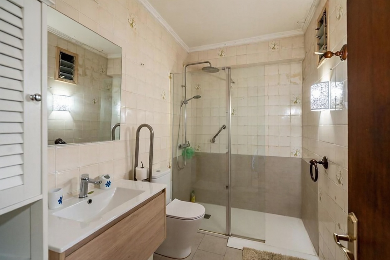 Beachfront flat in Santander — Bathroom