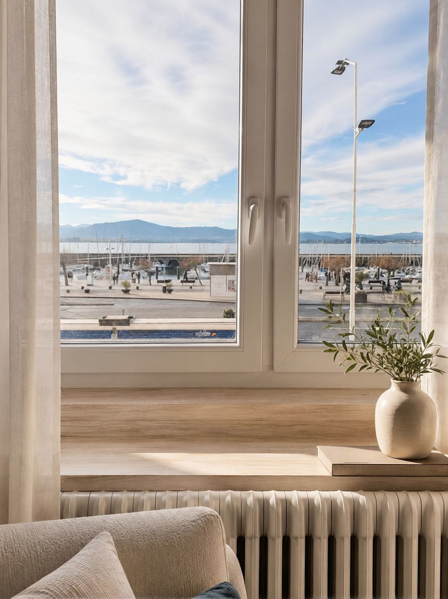 Beachfront flat in Santander