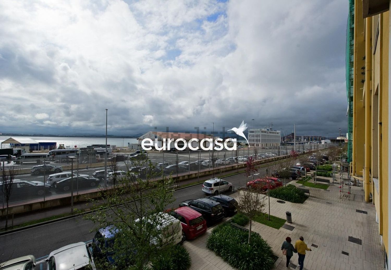 Apartamento em primeira linha de praia em Santander — Vista mar