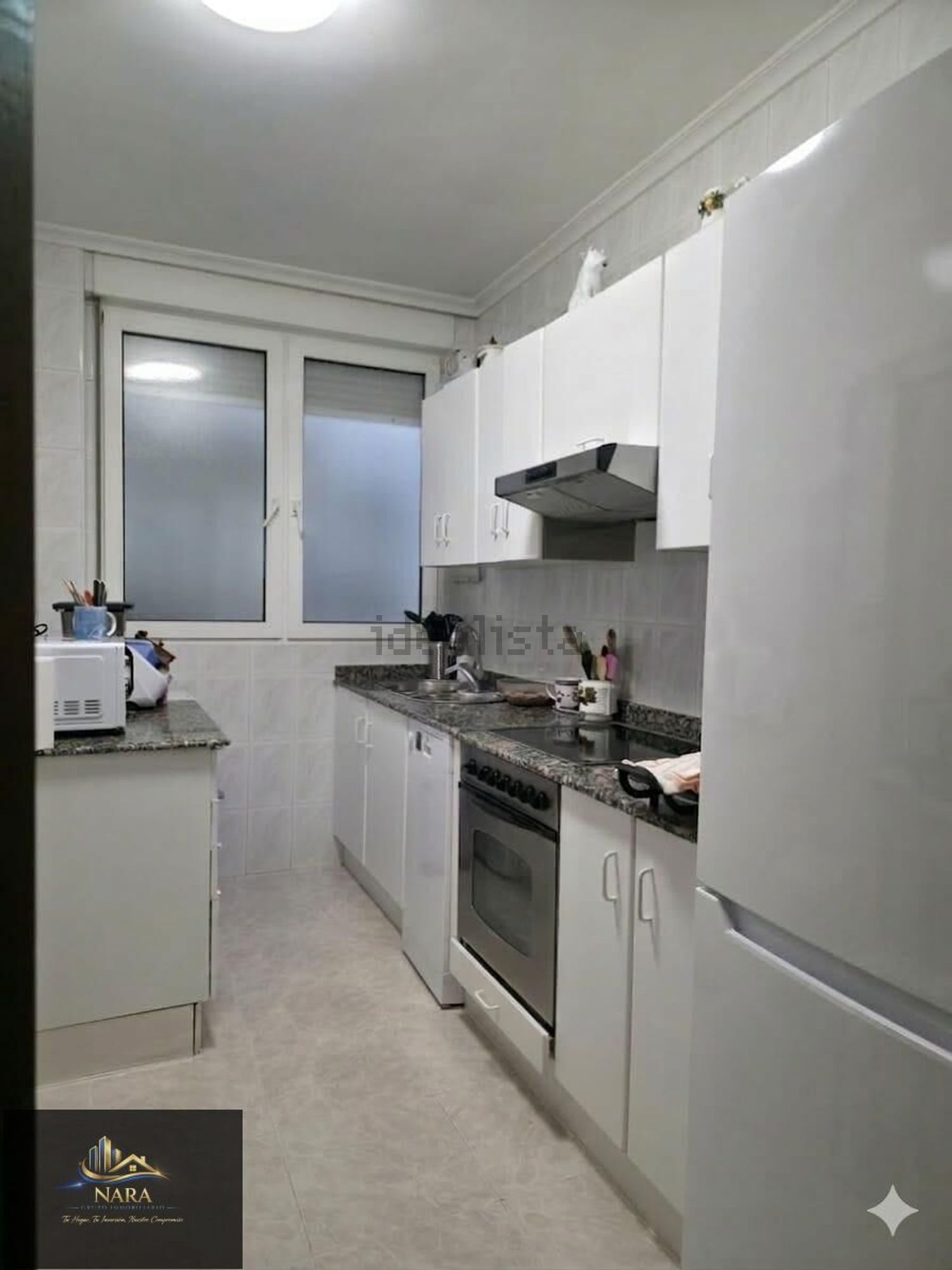 Apartamento em primeira linha de praia em Santander — Cozinha