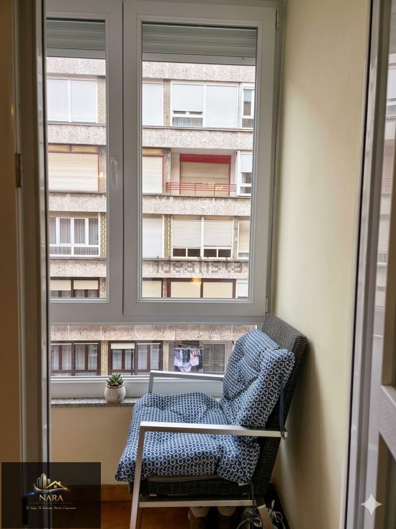 Apartamento em primeira linha de praia em Santander — Terraço