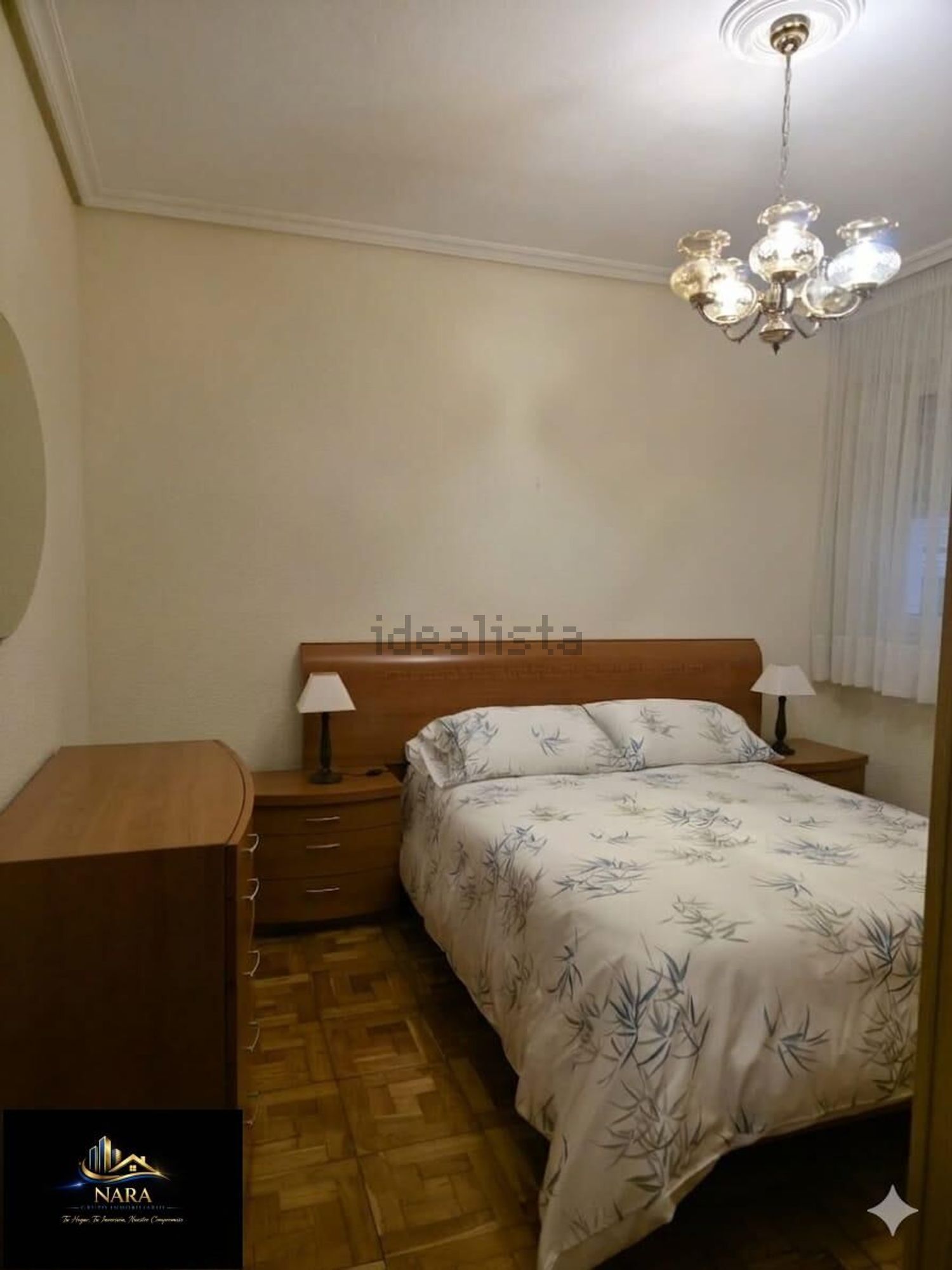 Apartamento em primeira linha de praia em Santander — Quarto