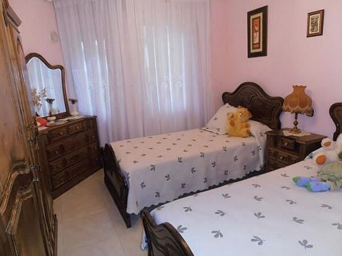 Chalet with direct beach access in Ajo — Bedroom
