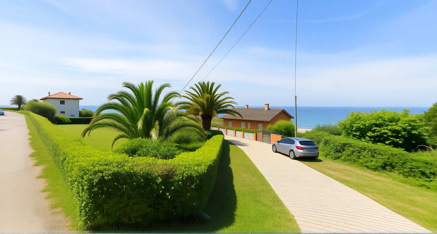 Chalet con acceso directo a playa en Ribamontan al Mar — Vista mar