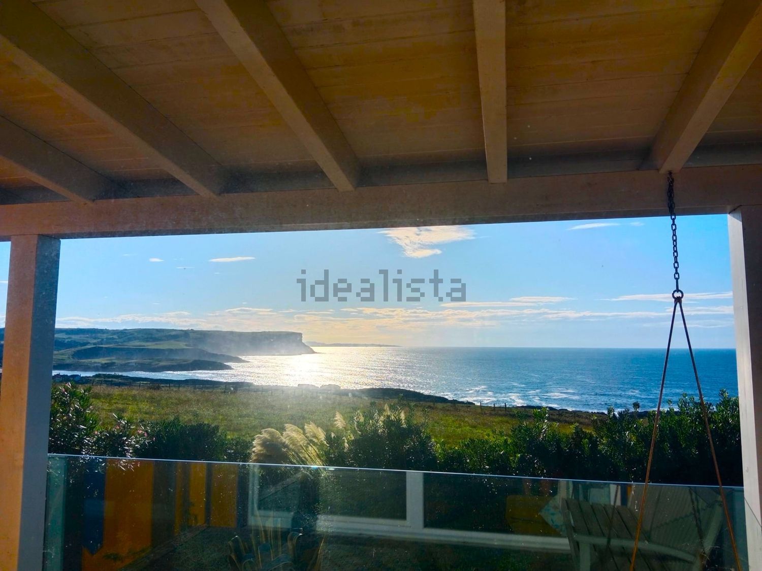 Chalet com acesso direto à praia em Ajo — Terraço mar