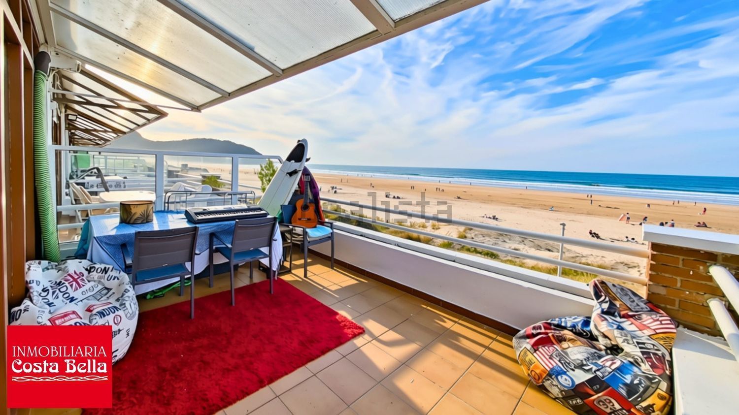 Duplex em primeira linha de praia em Santoña