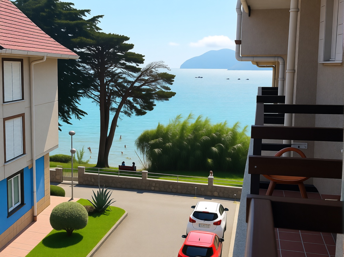 Beachfront flat in Noja