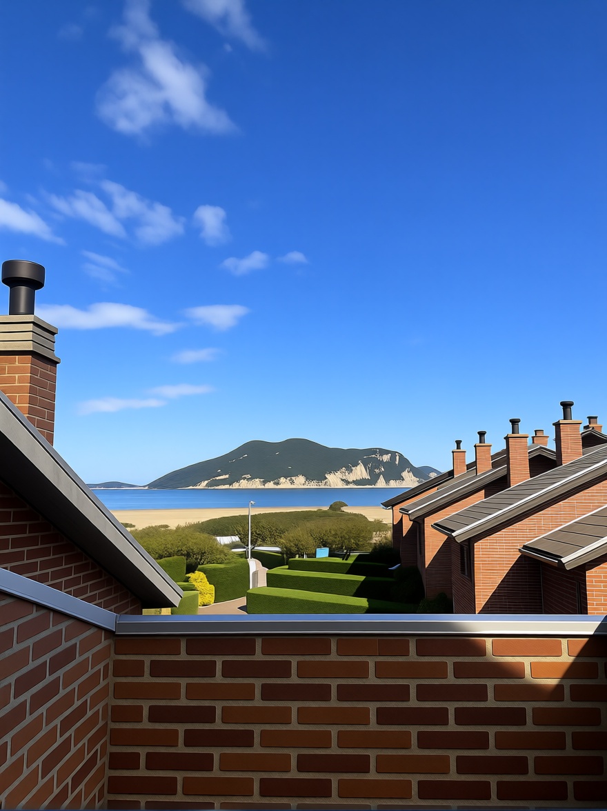 Chalet with direct beach access in Laredo
