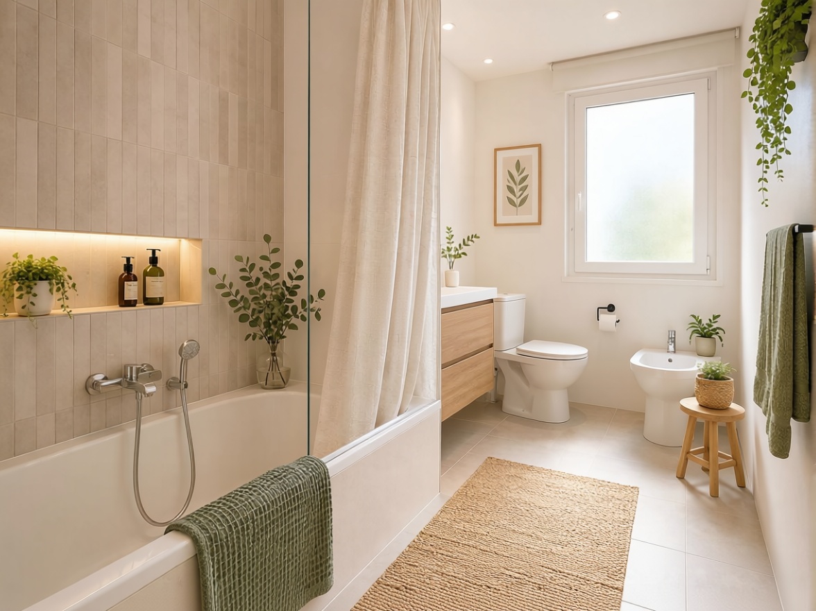 Beachfront flat in Laredo — Bathroom