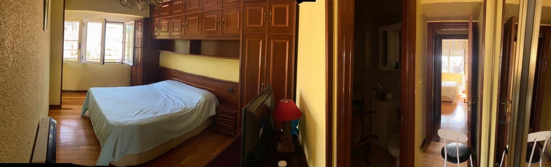 Beachfront flat in Laredo — Bedroom