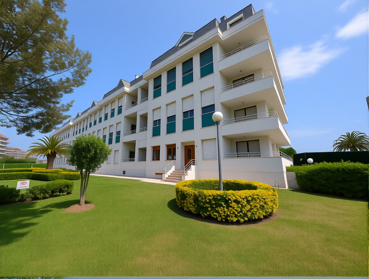 Appartement en première ligne de plage à Laredo — Piscine