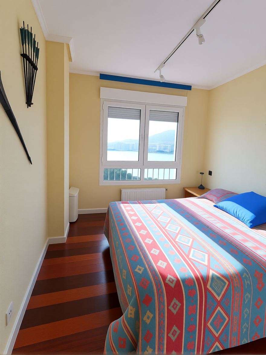 Apartamento em primeira linha de praia em Castro Urdiales — Quarto