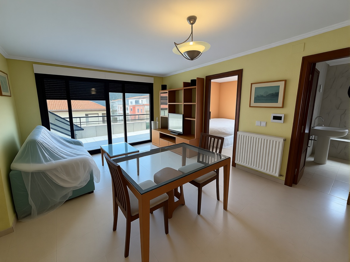 Ático en primera línea de mar en Castro Urdiales — Dormitorio