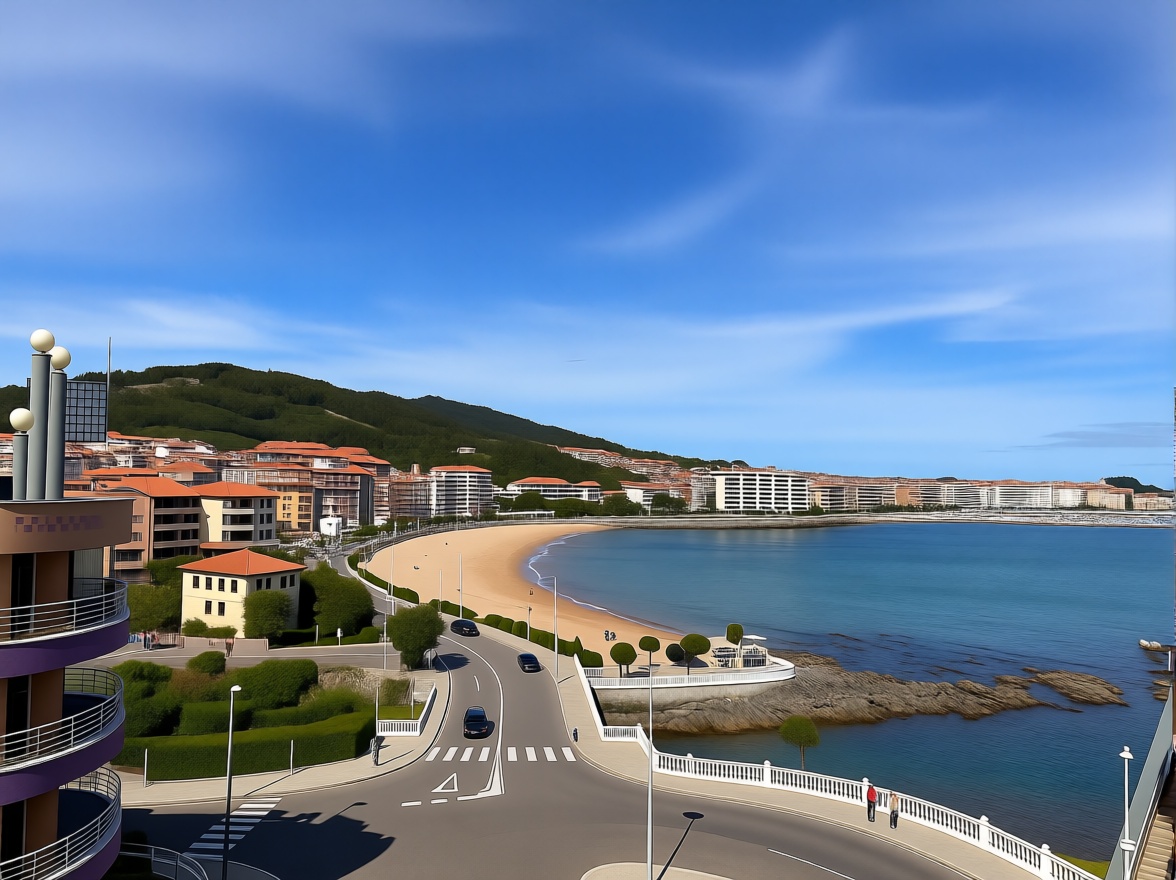 Ático en primera línea de mar en Castro Urdiales — Vista mar