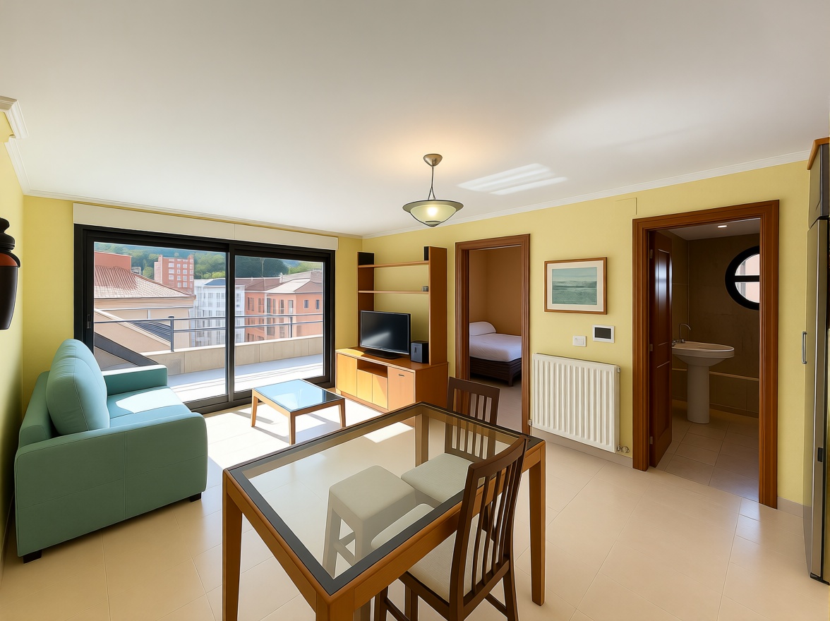 Ático en primera línea de mar en Castro Urdiales — Salón