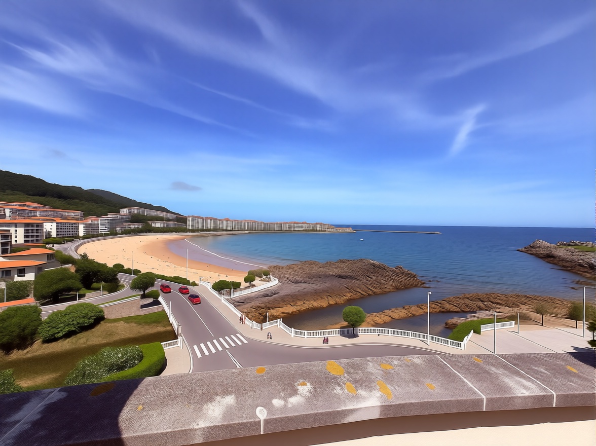 Ático en primera línea de mar en Castro Urdiales — Vista mar