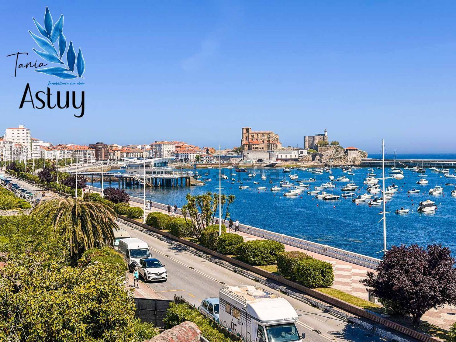 Ático em primeira linha de mar em Castro Urdiales — Vista mar