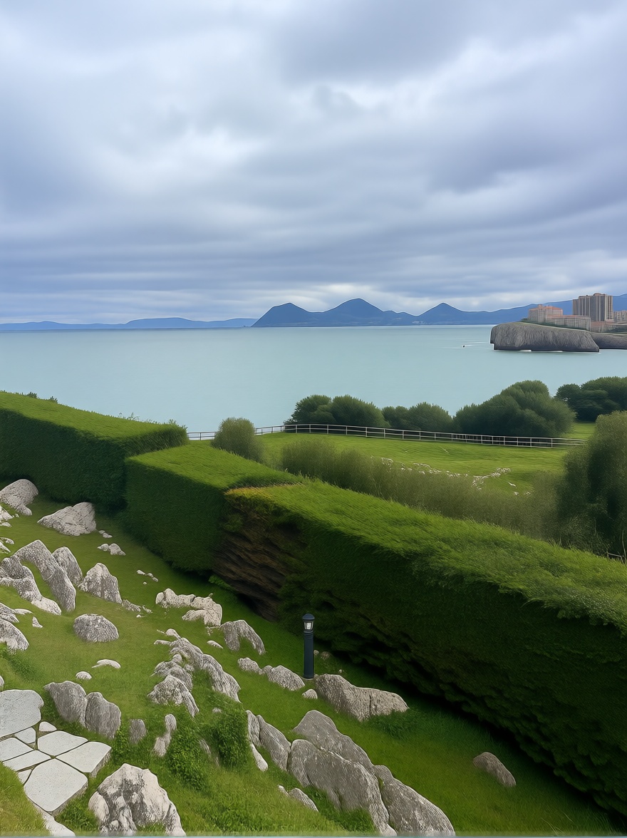 Beachfront flat in Castro Urdiales — Sea view