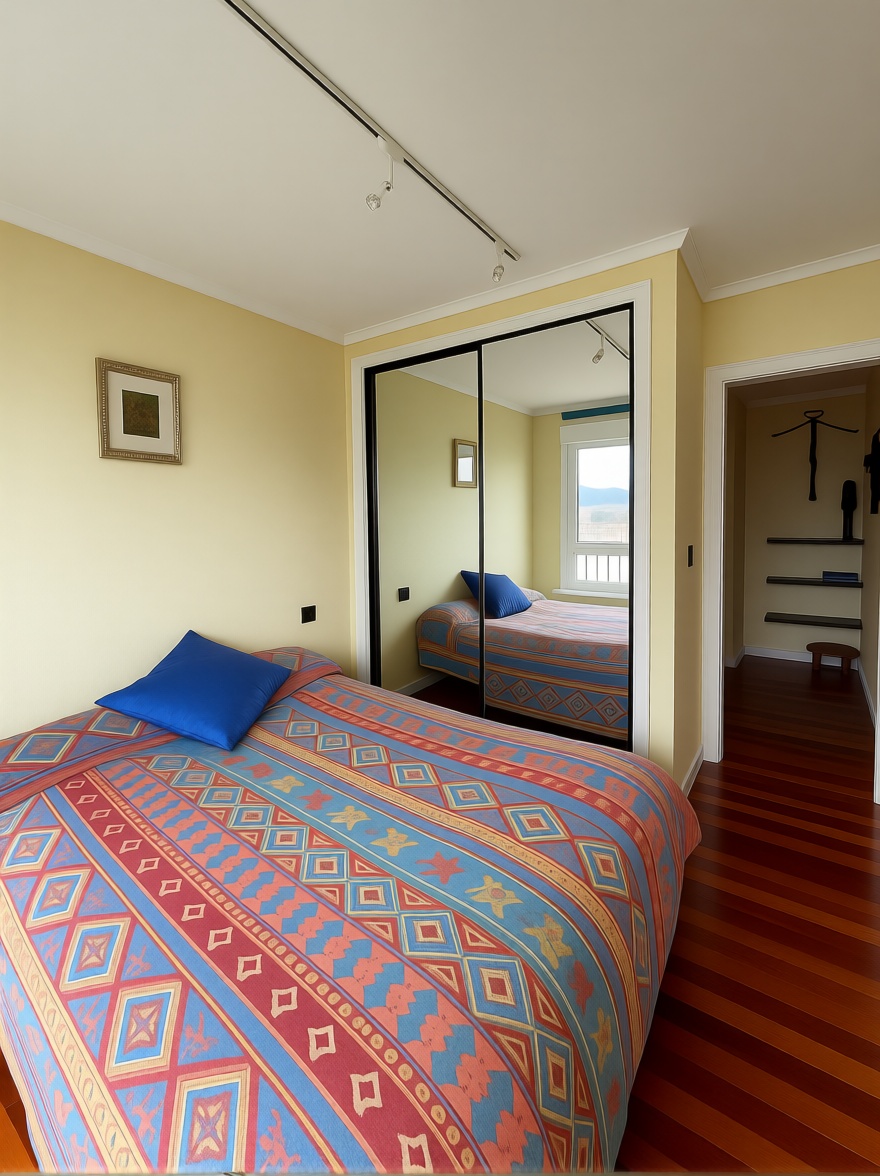 Beachfront flat in Castro Urdiales — Bedroom