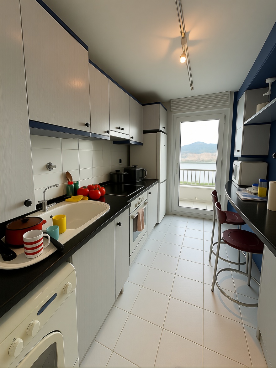 Beachfront flat in Castro Urdiales — Kitchen