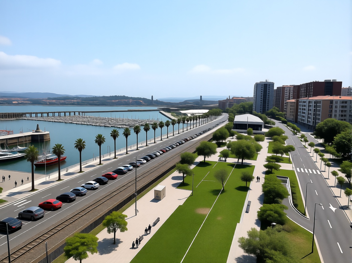 Beachfront flat in Santurtzi — Sea view