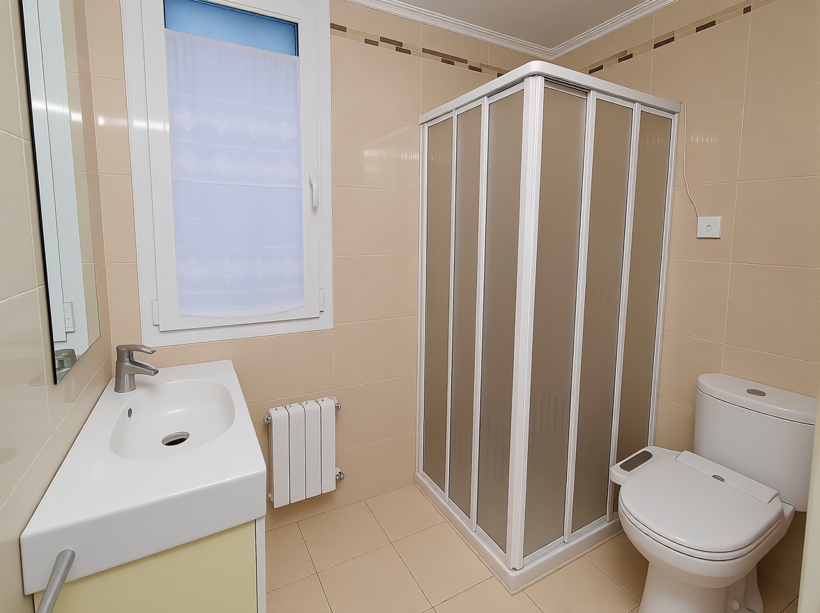 Beachfront flat in Santurtzi — Bathroom