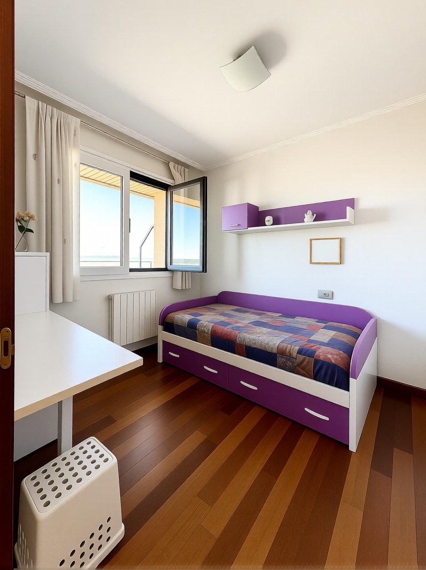 Apartamento em primeira linha de praia em Santurtzi — Quarto