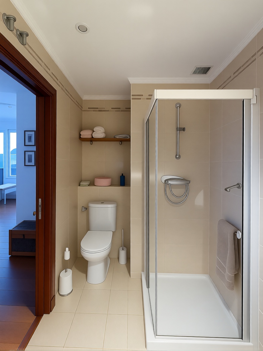Apartamento em primeira linha de praia em Santurtzi — Casa banho