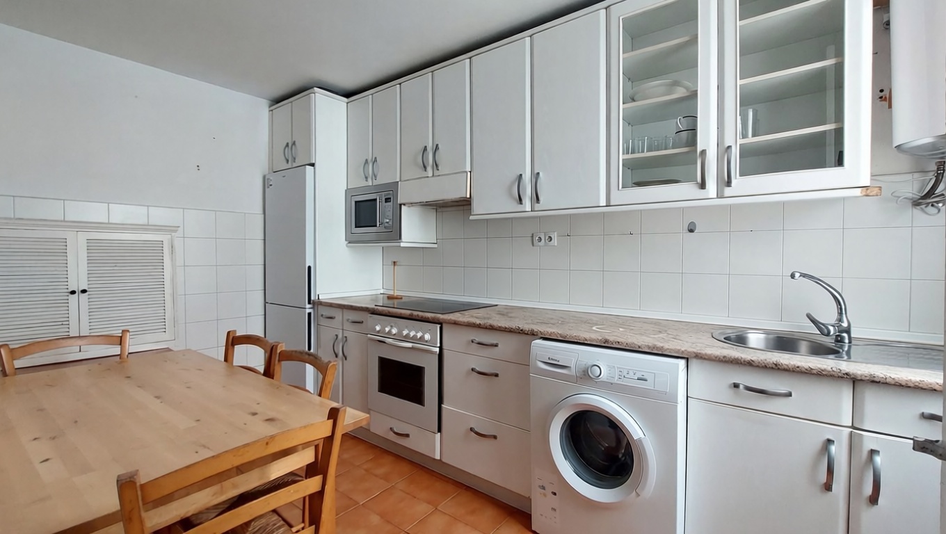 Beachfront flat in Leioa — Kitchen