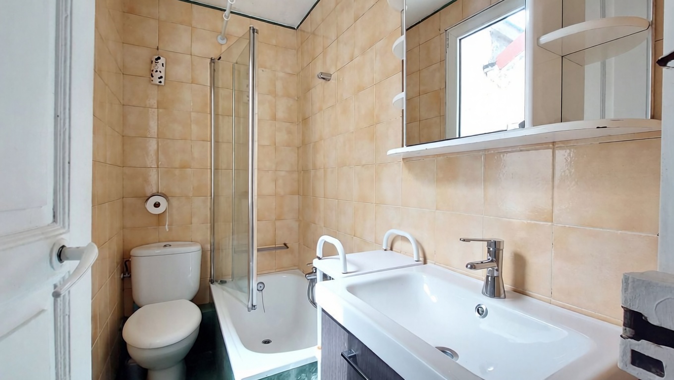 Beachfront flat in Leioa — Bathroom