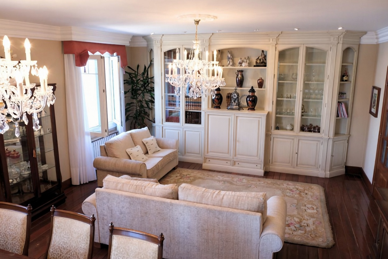 Beachfront duplex in Getxo — Living room