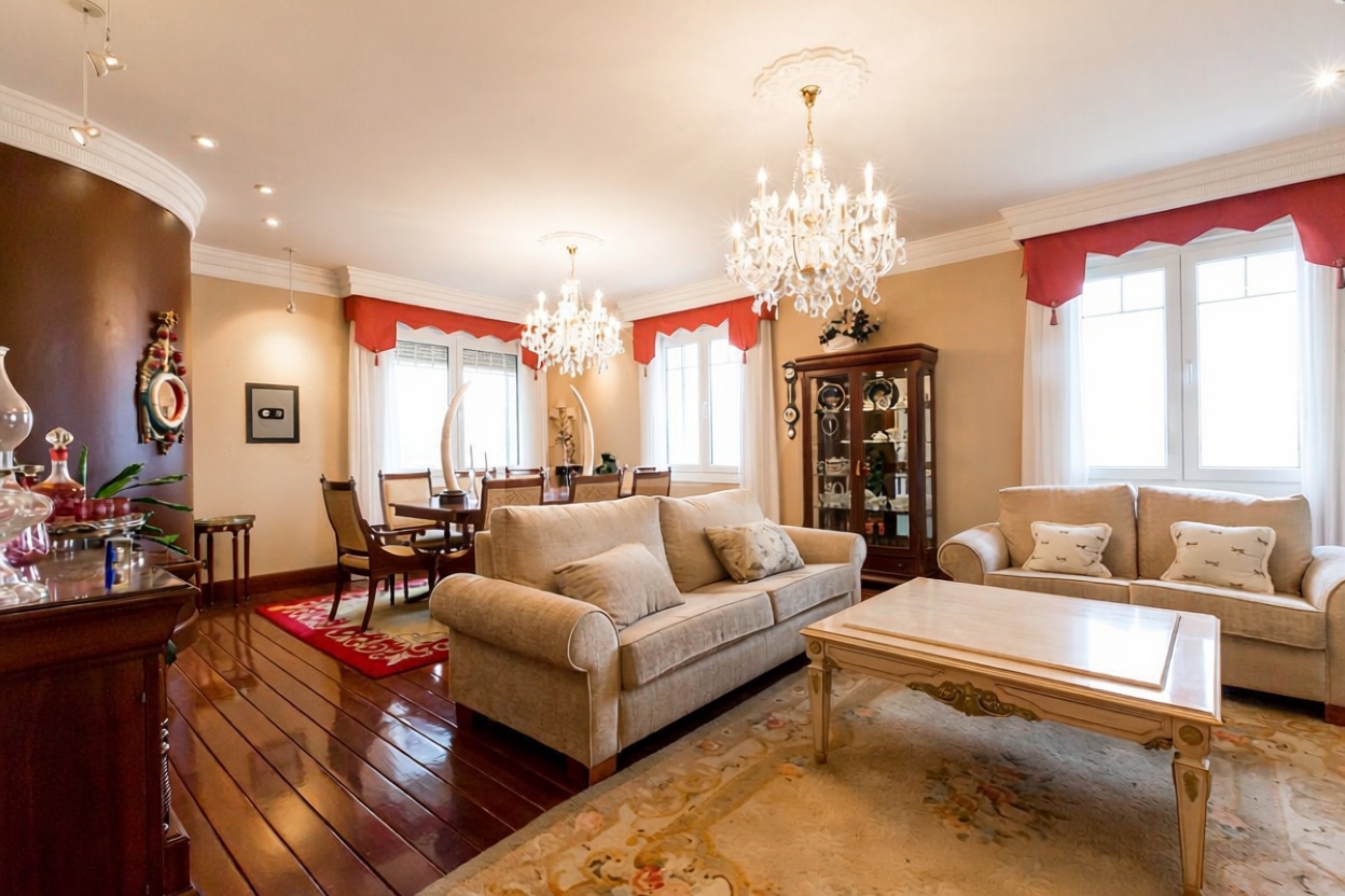 Beachfront duplex in Getxo — Living room
