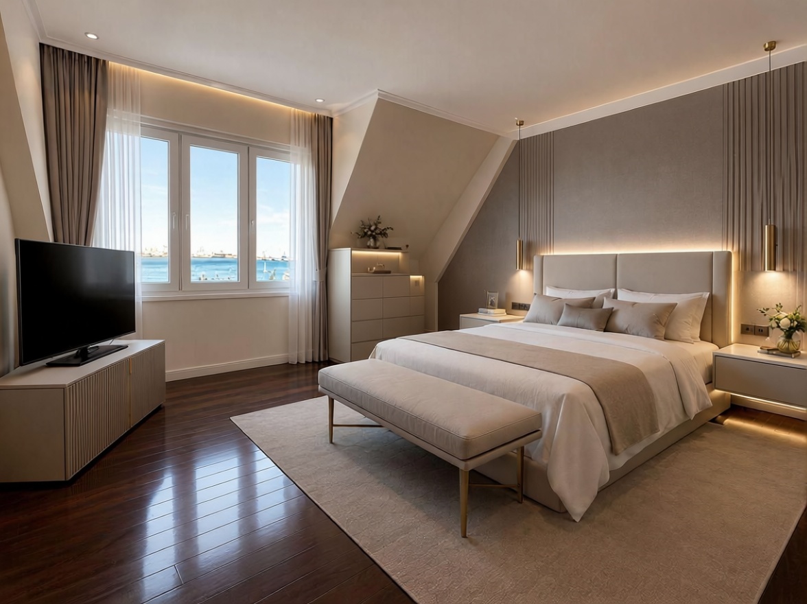 Beachfront flat in Getxo — Bedroom