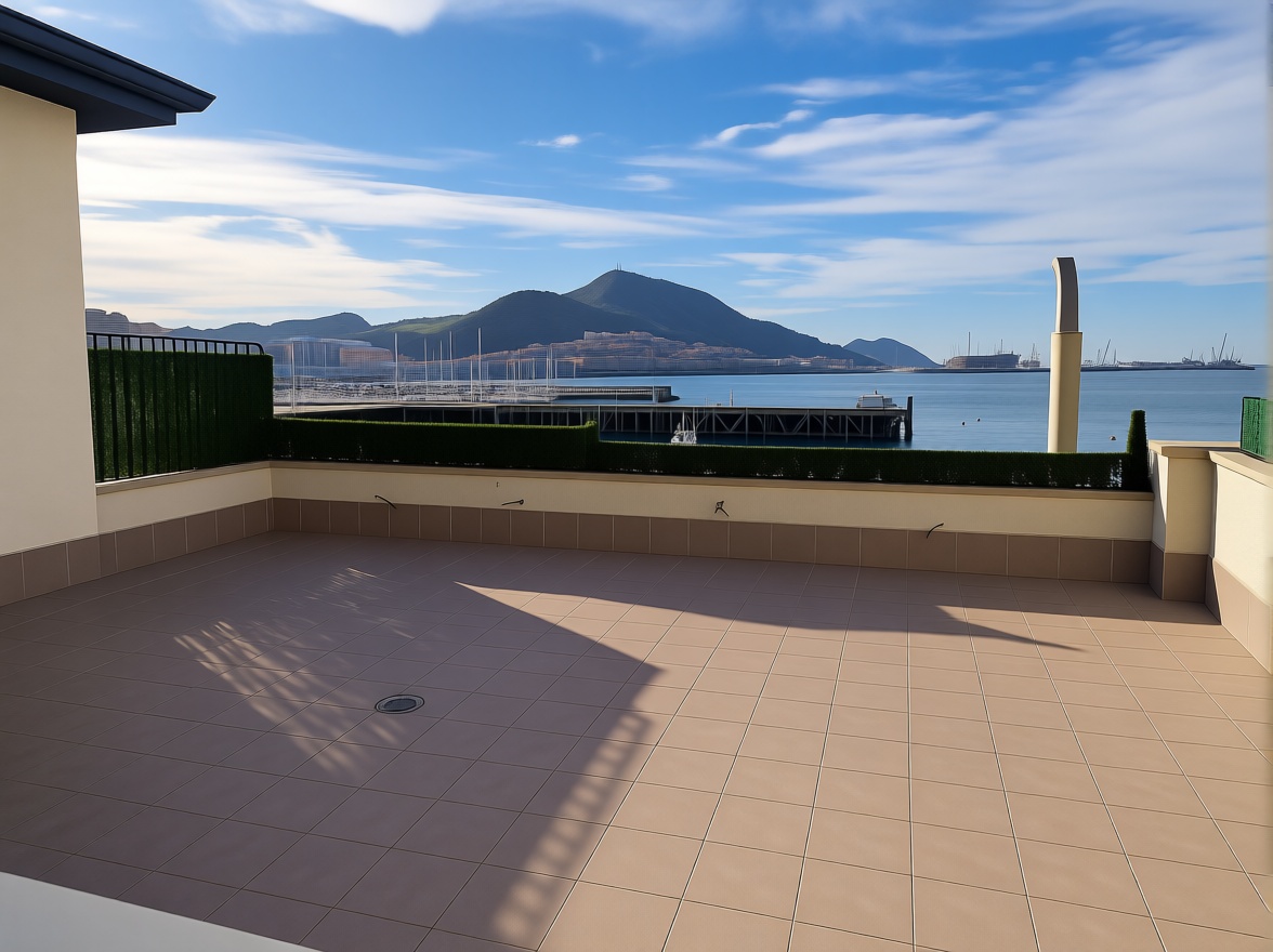 Beachfront duplex in Getxo — Sea terrace