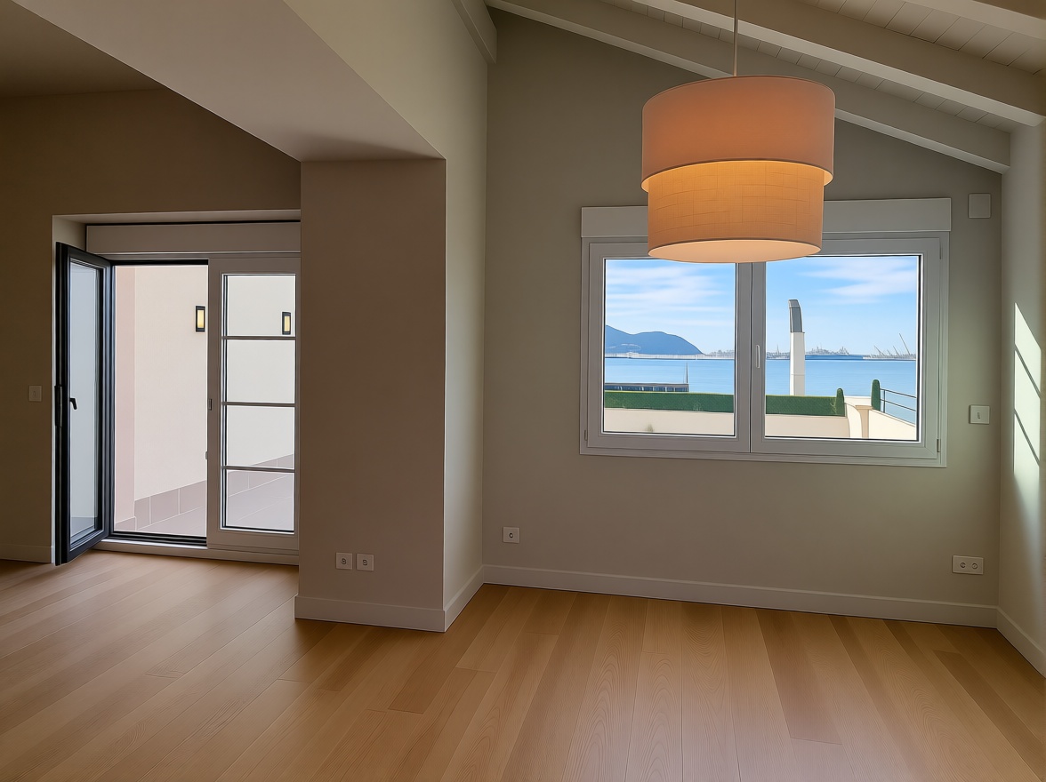 Beachfront duplex in Getxo — Sea view