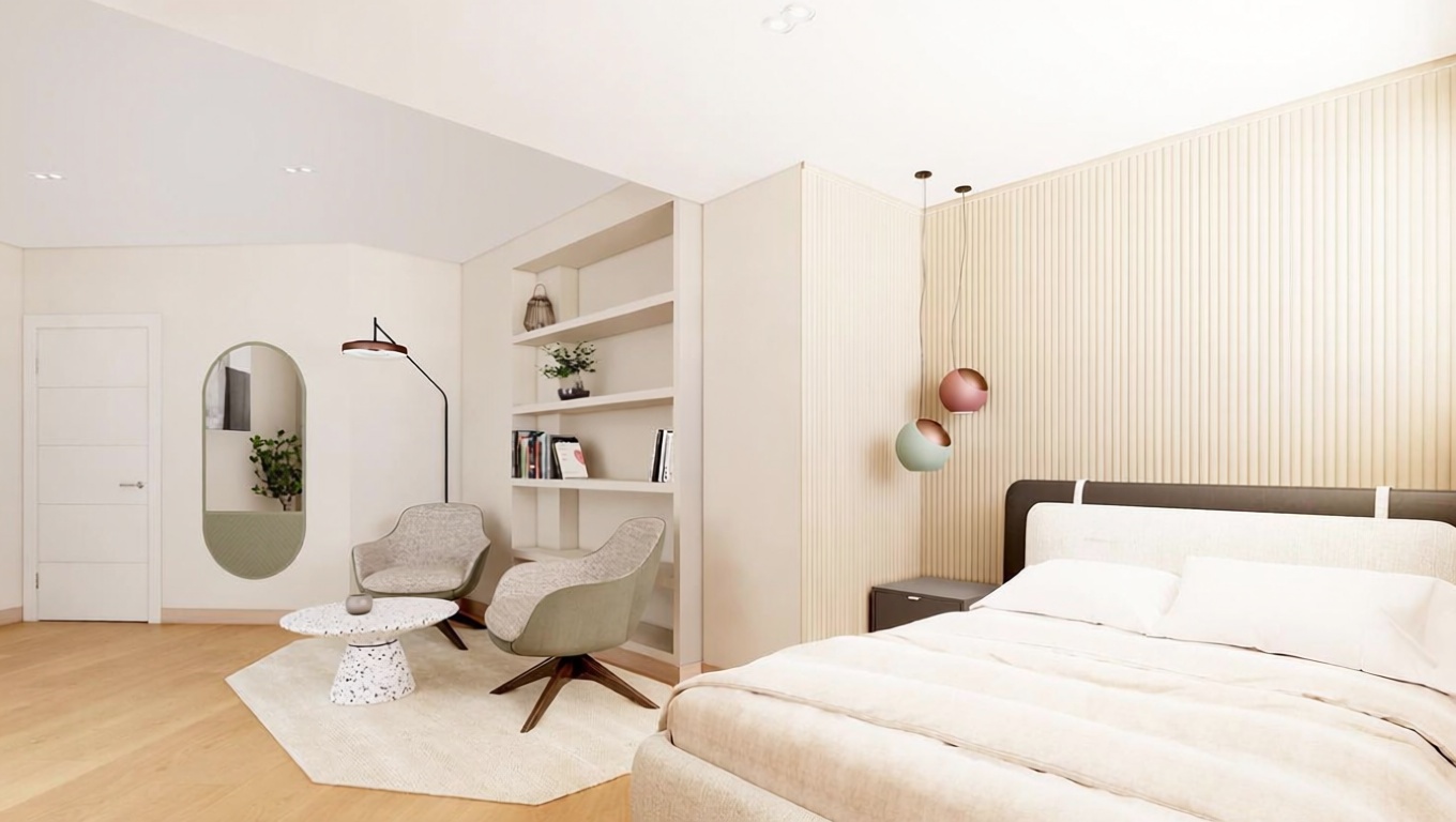 Beachfront duplex in Getxo — Bedroom