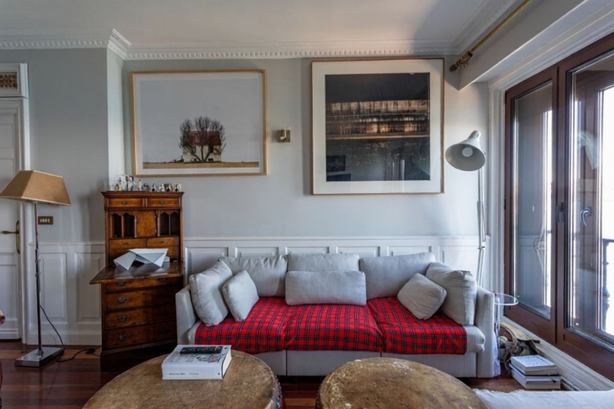 Beachfront flat in Getxo — Living room
