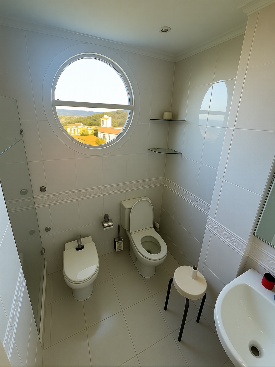 Beachfront duplex in Bermeo — Bathroom