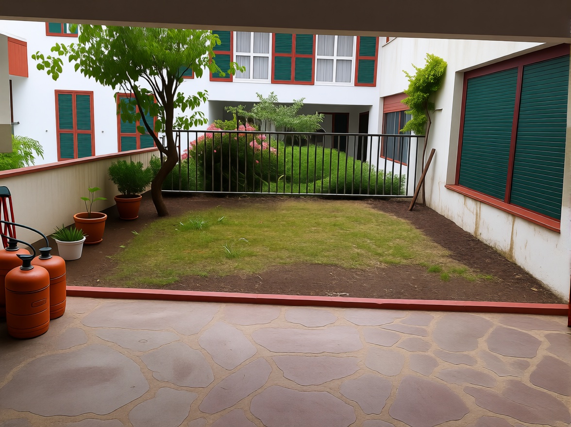 Beachfront flat in Busturialdea, Vizcaya — Garden