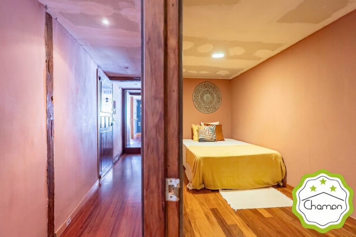 Beachfront flat in Lea-Artibai, Vizcaya — Bedroom