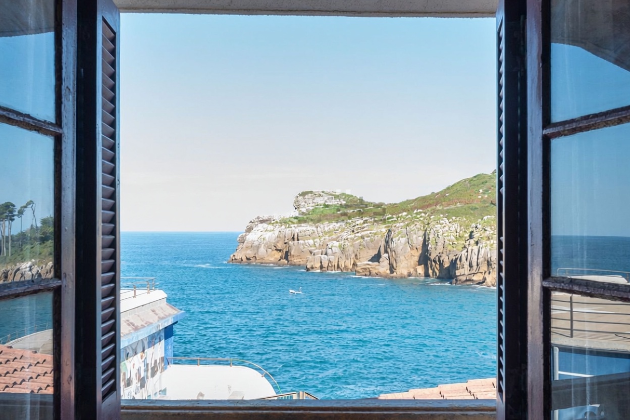 Chalet com acesso direto à praia em Lekeitio — Vista mar