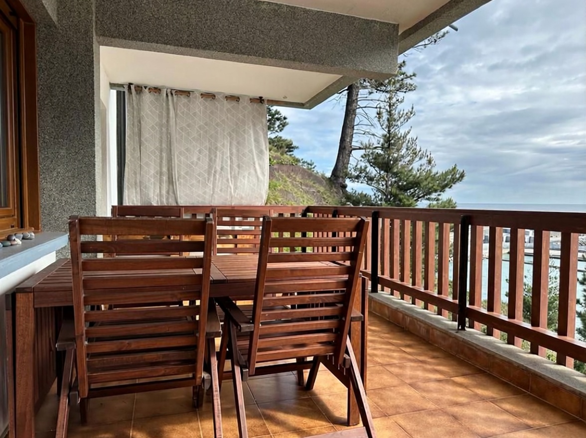 Apartamento em primeira linha de praia em Mutriku — Cozinha
