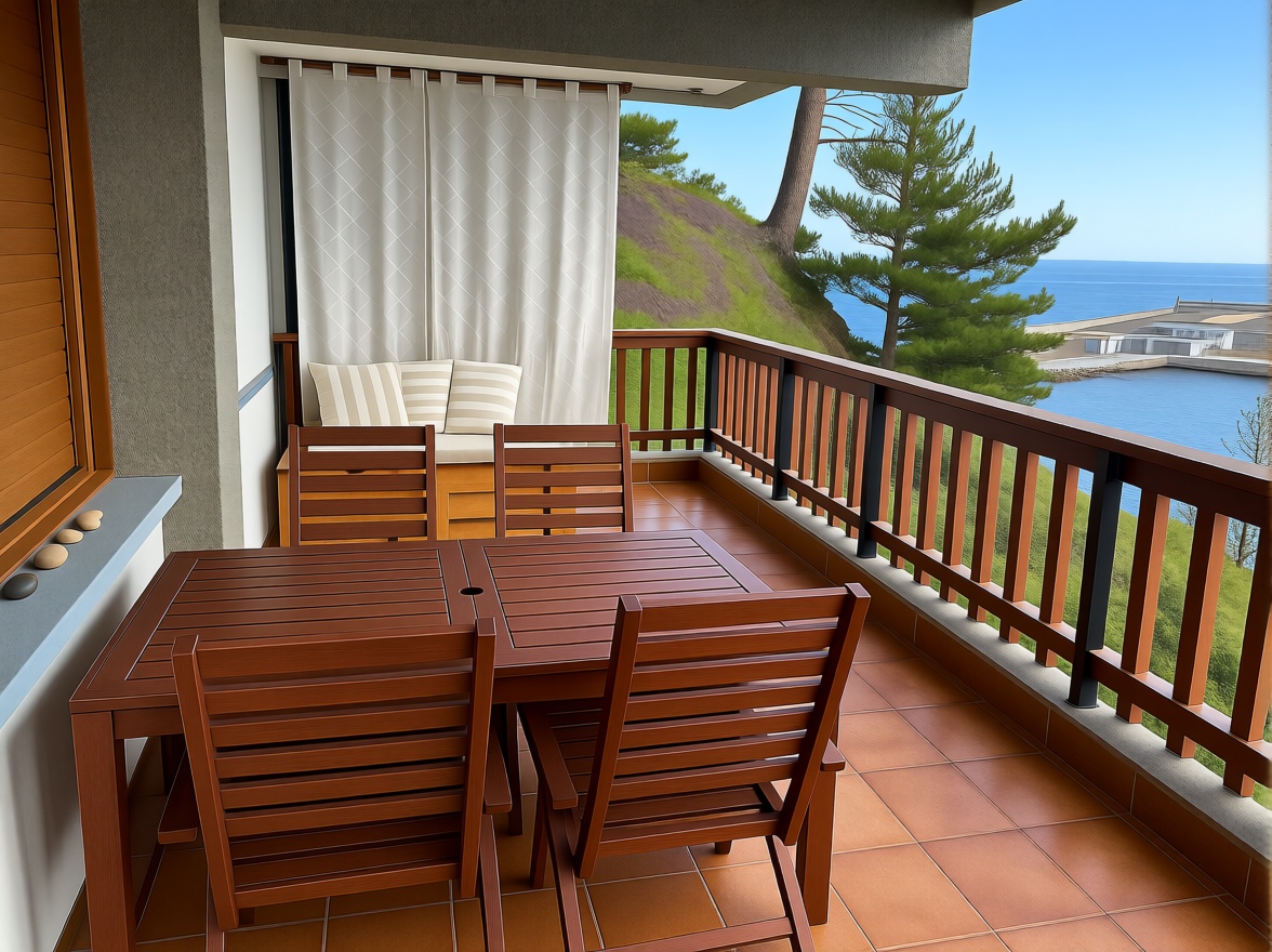 Beachfront flat in Mutriku